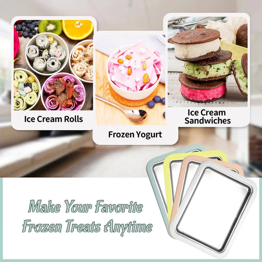 Rolled Ice Cream Maker Pan