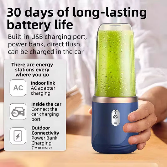 Portable USB Blender – Personal Mini Juicer for Smoothies & Travel