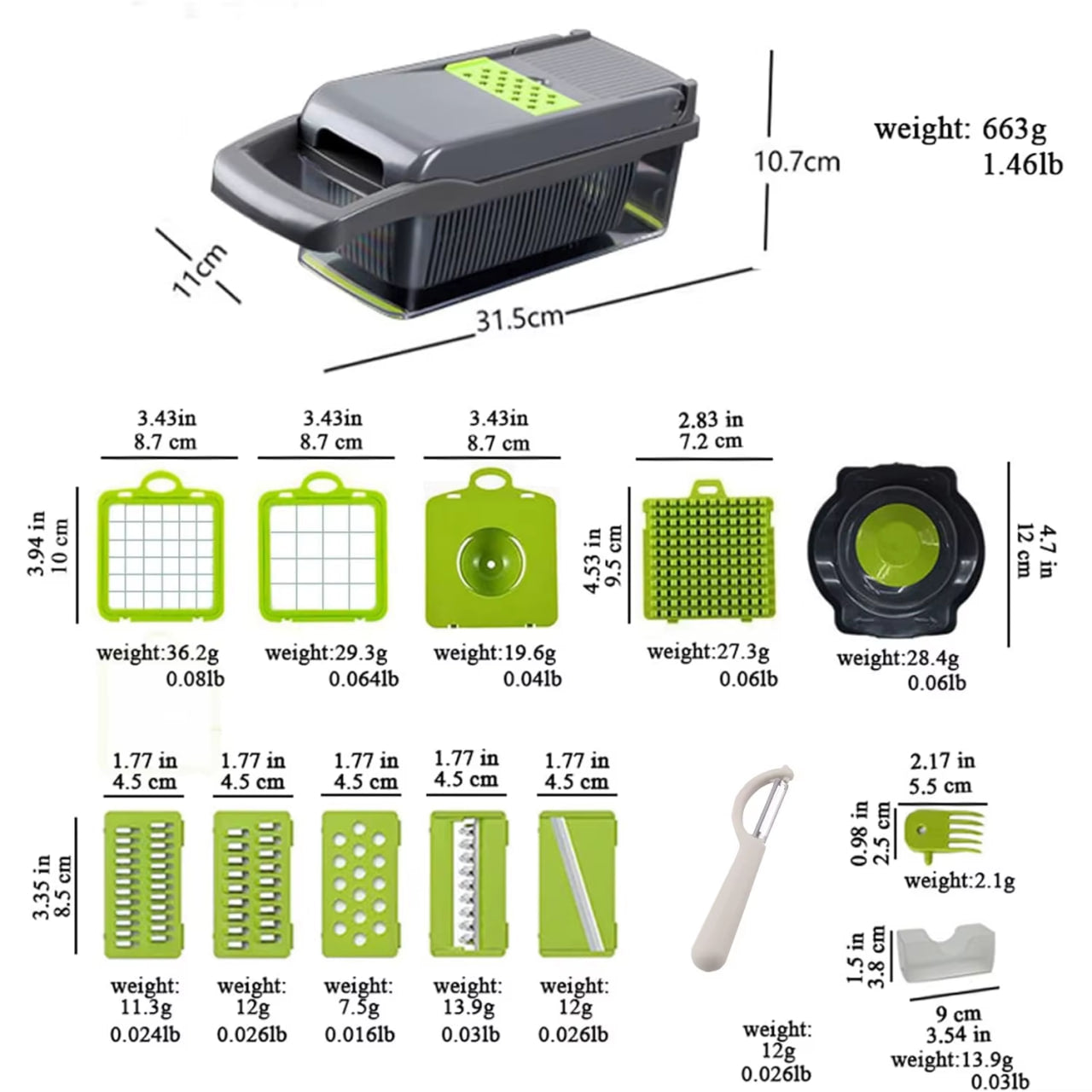 Vegetable Chopper– Quick Kitchen Food Cutter