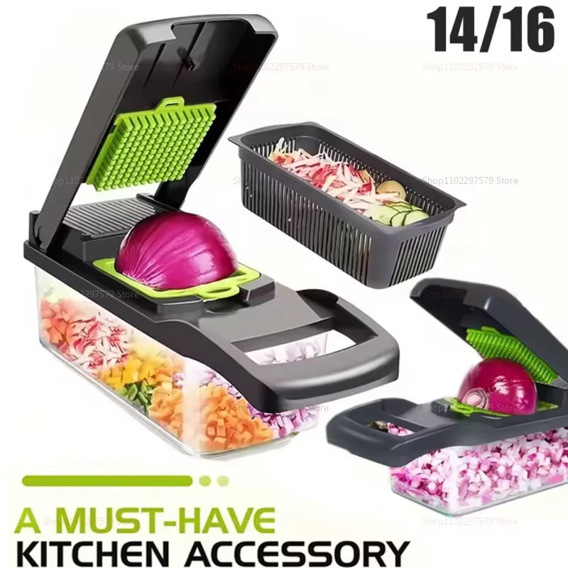 Vegetable Chopper– Quick Kitchen Food Cutter