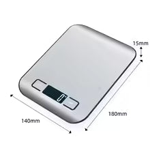 Digital Kitchen Scale - LED Display 5kg/1g Stainless Steel