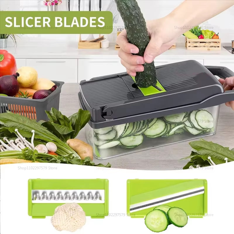 Vegetable Chopper– Quick Kitchen Food Cutter